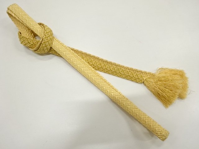 JAPANESE KIMONO / HAND-TIED OBIJIME